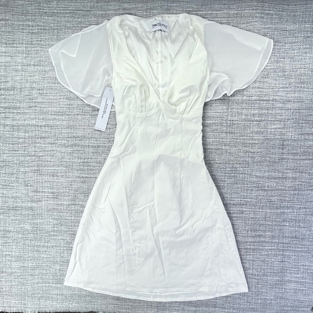 Princess Polly Florie Mini Dress White